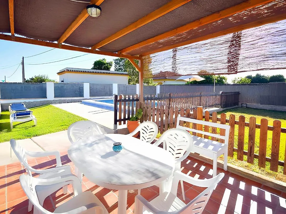 Casa de Férias Chalet Piscina Privada Barbacoa Zona El Colorado Conil De La Frontera